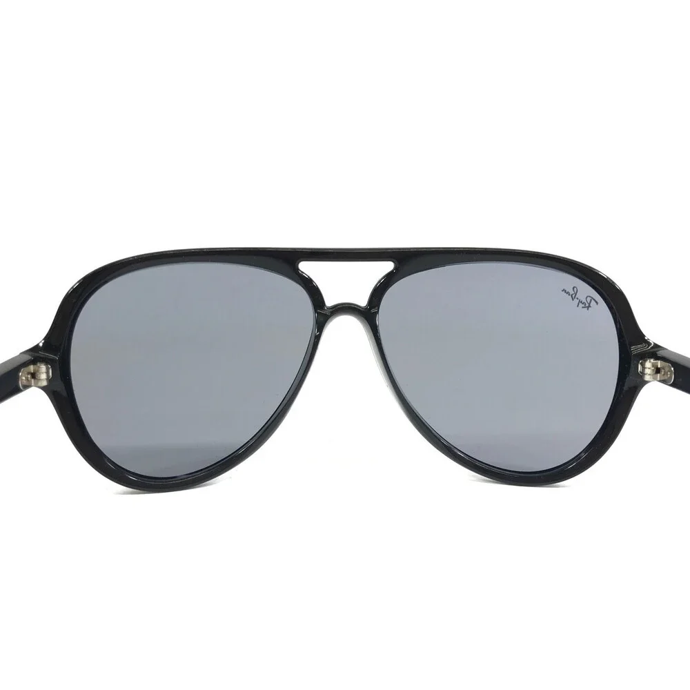 Ray-Ban Sunglasses RB4125 CATS 5000 601/R5 Polished Black Frames w/ Gray Lenses